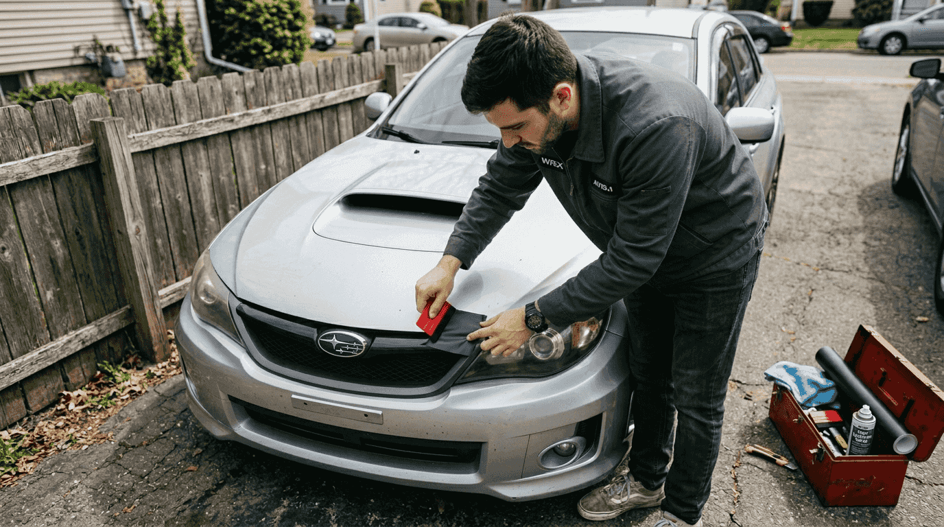 Subtle car customization with vinyl emblem overlays 2026