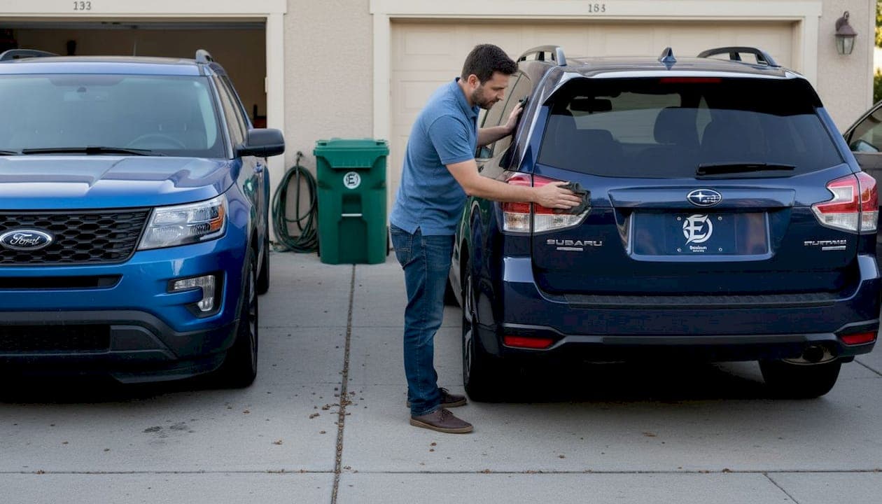 Car emblems: Personalization and identity for Subaru and Ford