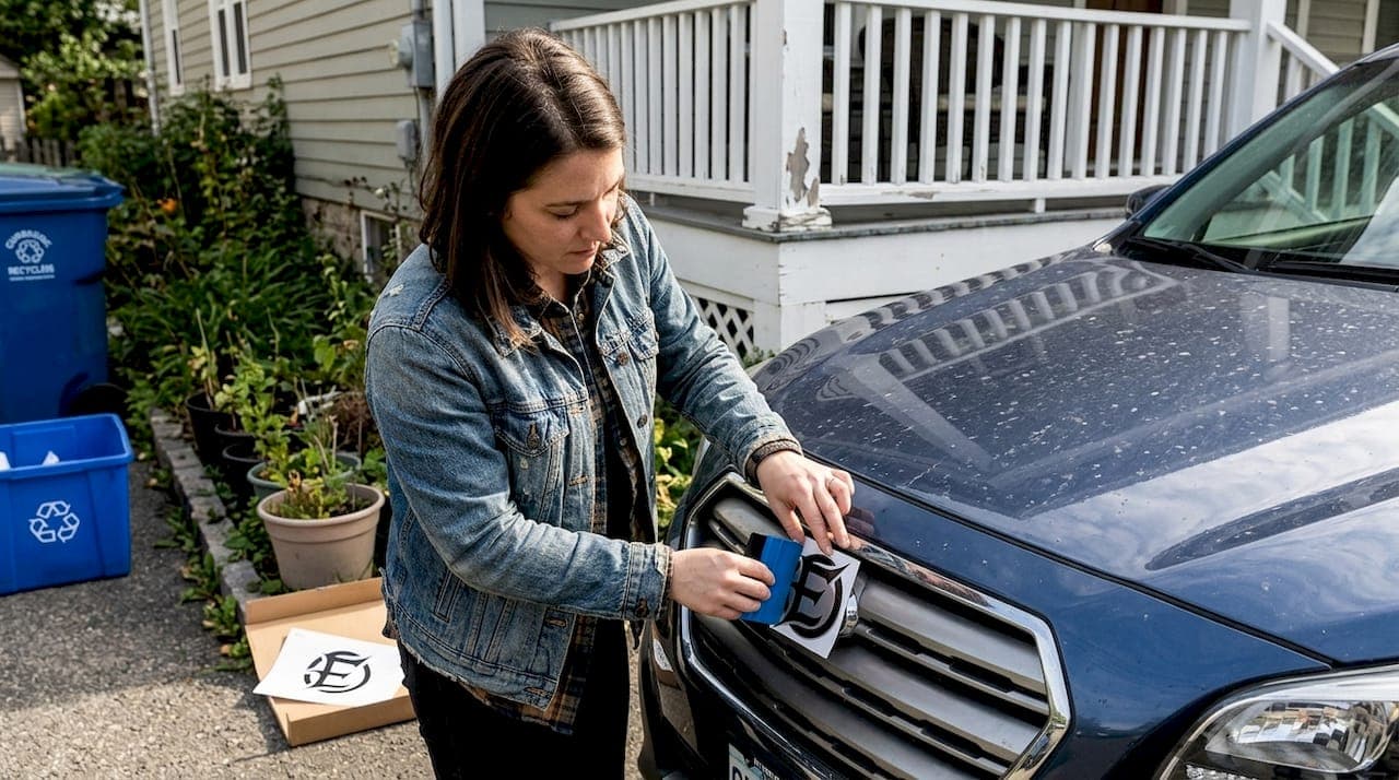 Emblem personalization: custom overlays for Subaru & Ford