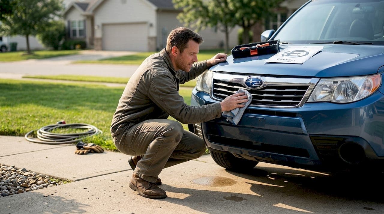 Step-by-Step Grill Emblem Overlay Guide for Unique Car Style