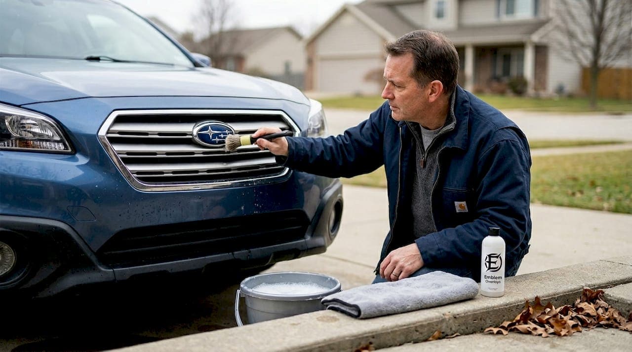 How to clean car emblems for flawless overlays and shine