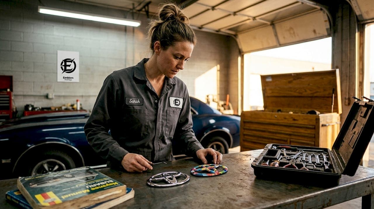 OEM vs. custom overlays: find the right emblem for your ride