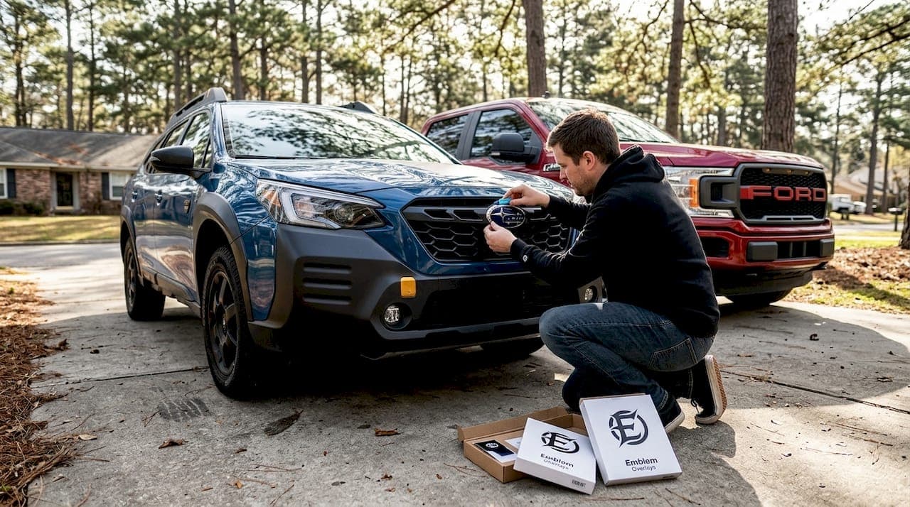 Personalized car badges: Complete guide for Subaru and Ford owners